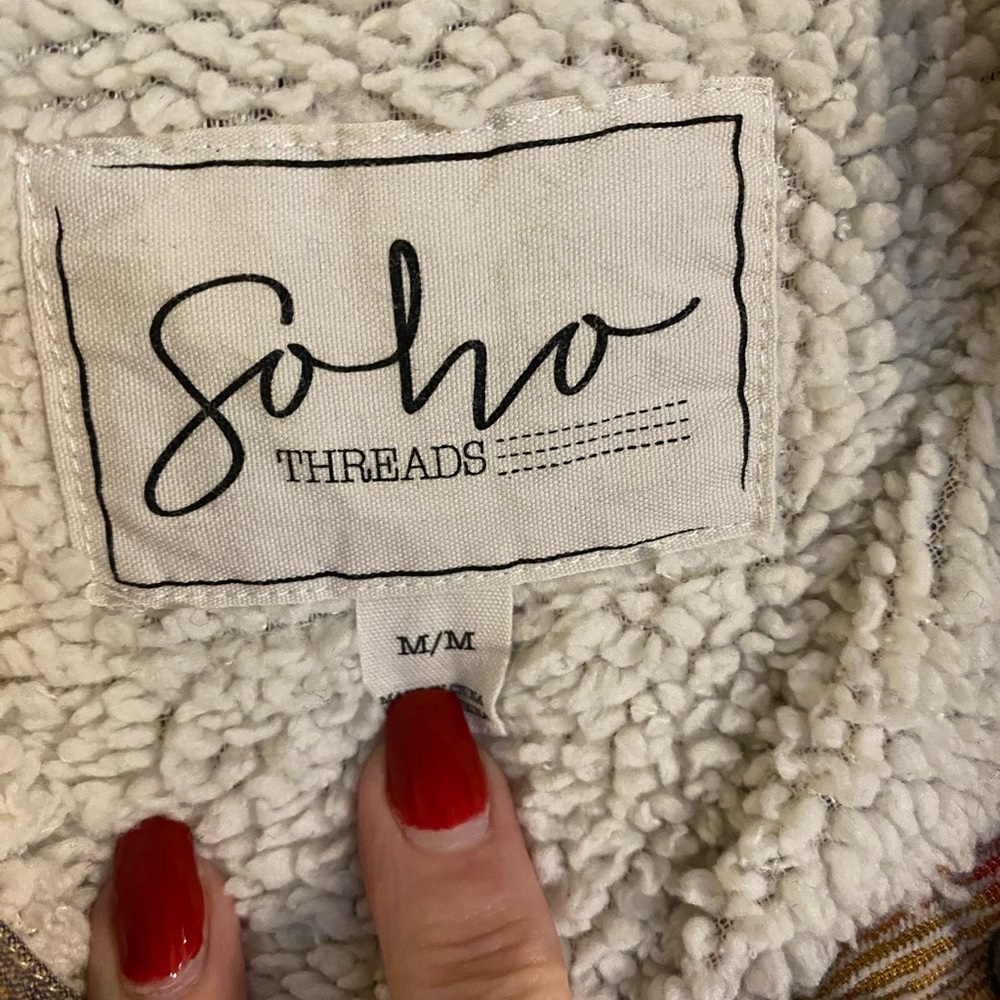 Soho Multicolor Plaid Women's Jacket - Picture 4 of 5